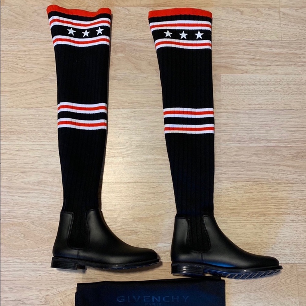 Givenchy Storm Over The Knee Sock Boot